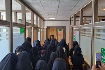 بازدید دانش آموزان مقطع متوسطه از اسکیل لب دانشگاه